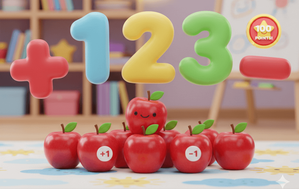 🍎 Bé Học Đếm Táo 🍏